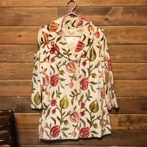 Vintage Tapestry Pea Coat